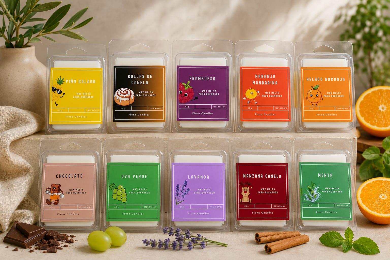 Wax melts aromáticos (50 gramos en caja)