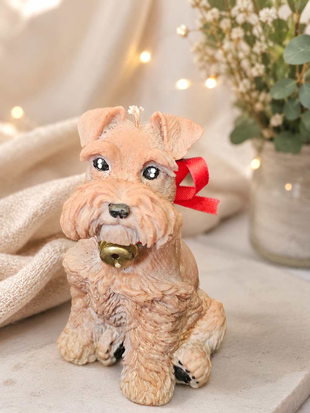 Vela Decorativa Schnauzer